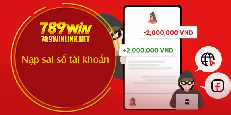 Nạp sai số tài khoản